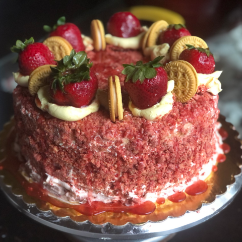 Strawberry KrunchKake