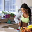 girl eating healthy